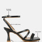 Serling Croc Spool Heel Sandals