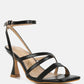 Serling Croc Spool Heel Sandals