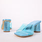 Eugnie Clear Straps Block Heel Sandals
