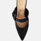 Shein Star Slim Block Heel Mules