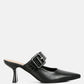 Shein Star Slim Block Heel Mules