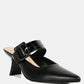 Shein Star Slim Block Heel Mules