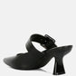 Shein Star Slim Block Heel Mules