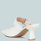 Shein Star Slim Block Heel Mules
