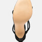 Sherri High Heeled Faux Suede Sandals