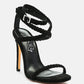 Sherri High Heeled Faux Suede Sandals