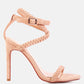 Sherri High Heeled Faux Suede Sandals