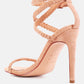 Sherri High Heeled Faux Suede Sandals