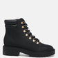 Shirly Quilt Collared Ankle Boots