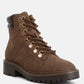 Shirly Quilt Collared Ankle Boots