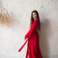 Silk Long Robe with Cuffs