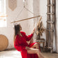 Silk Long Robe with Cuffs