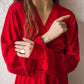 Silk Long Robe with Cuffs