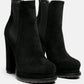 Spire Suede Block Heeled Boots