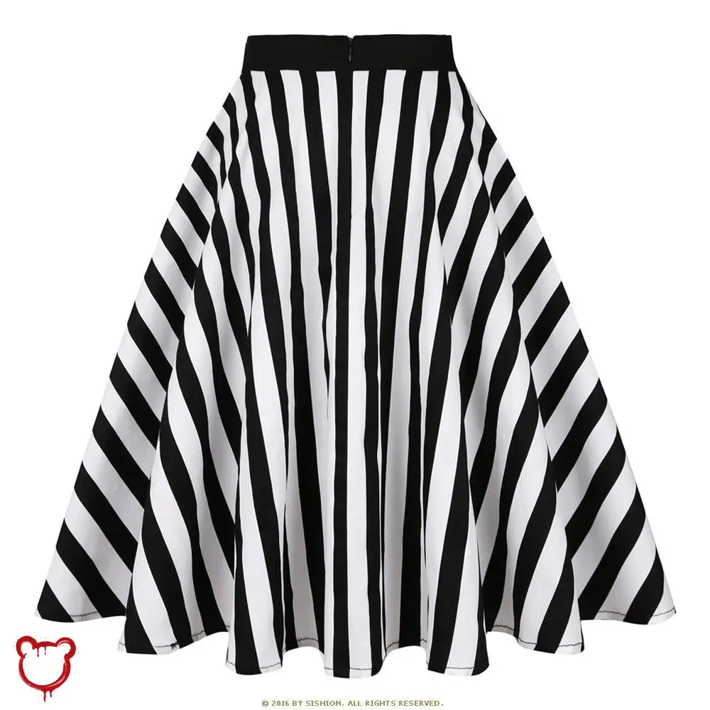 “Seeing Stripes” Plaid Skirt
