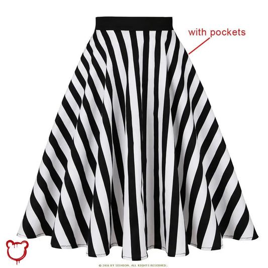 “Seeing Stripes” Plaid Skirt