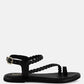 Stallone Braided Flat Sandals