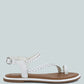 Stallone Braided Flat Sandals