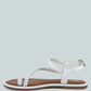Stallone Braided Flat Sandals