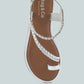 Stallone Braided Flat Sandals