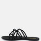 Sweetin Strappy Flat Slip On Sandals