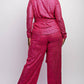 Sylvia Luxury Sequin Shirt and Wide Leg Pants Set