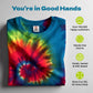Reactive Rainbow Hand Dyed Long Sleeve
