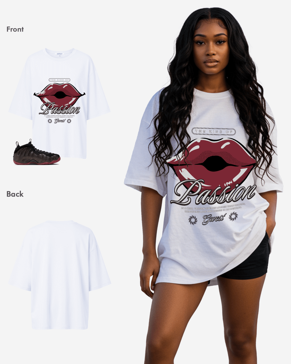 The Kiss Of Passion Oversized T-Shirt