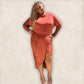 The Lexi Ruched High Low Dress