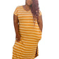 The Mia Striped Round Hem Maxi Dress