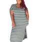The Mia Striped Round Hem Maxi Dress