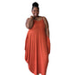 The Mira Almond Spaghetti Strap Maxi Dress