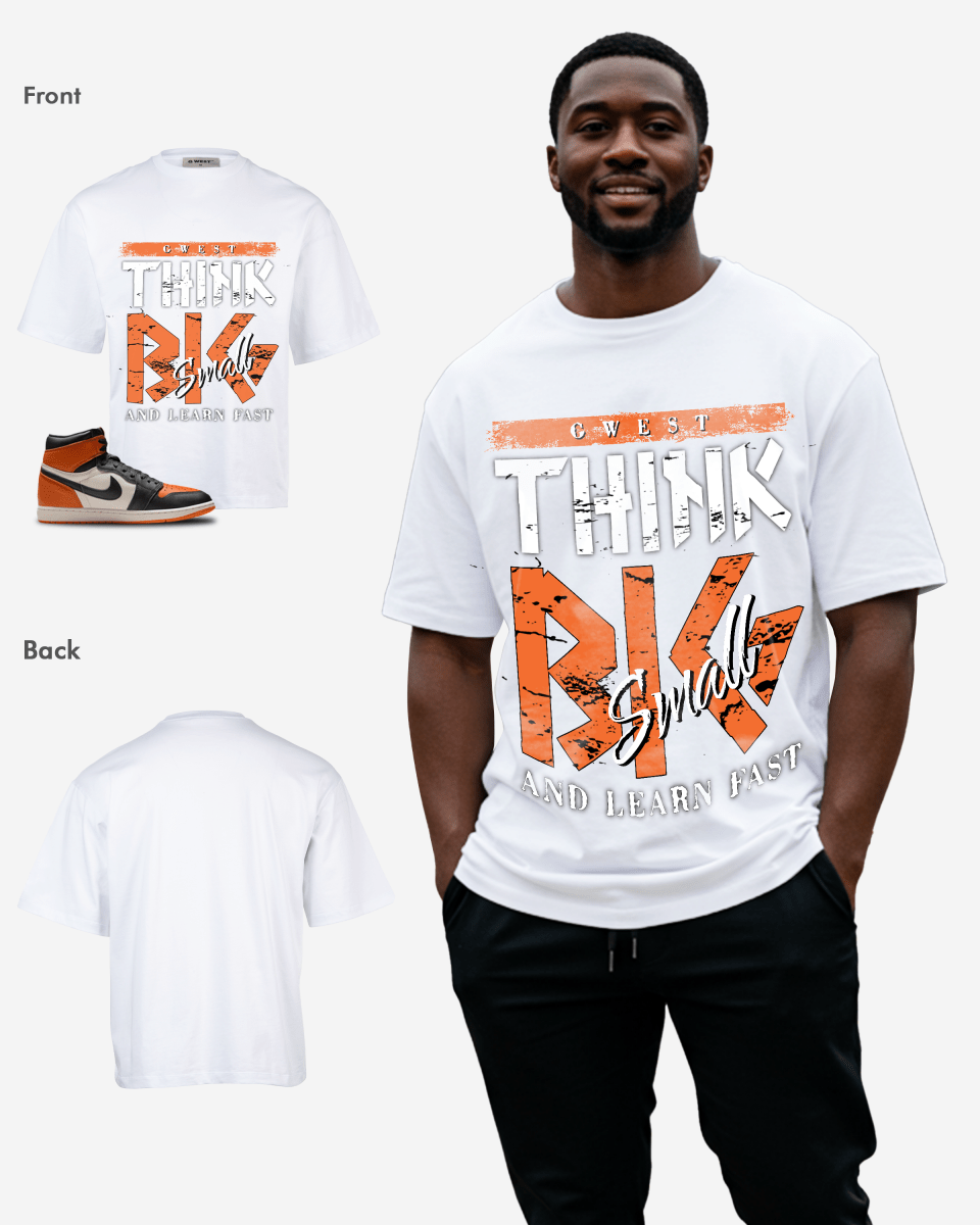 Think Big Oversized Men's T-Shirt