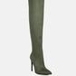 Tilera Stretch Over The Knee Stiletto Boots