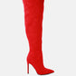 Tilera Stretch Over The Knee Stiletto Boots