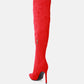 Tilera Stretch Over The Knee Stiletto Boots