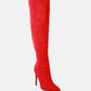 Tilera Stretch Over The Knee Stiletto Boots