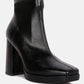 Tintin Square Toe Ankle Heeled Boots