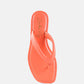Tolpo Square Toe Thong Flats