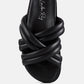 Tora Quilted Strap Slider Flats