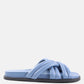 Tora Quilted Strap Slider Flats