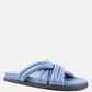 Tora Quilted Strap Slider Flats