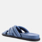 Tora Quilted Strap Slider Flats