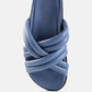 Tora Quilted Strap Slider Flats