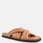 Tora Quilted Strap Slider Flats