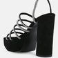 Tricks High Block Heel Sandals