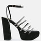 Tricks High Block Heel Sandals