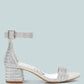Twerky Rhinestones Embellished Block Sandals