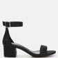 Twerky Rhinestones Embellished Block Sandals