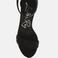 Twerky Rhinestones Embellished Block Sandals